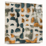 Geometric Abstract Canvas Art - Timeless Textures in Bold Hues