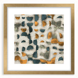 Geometric Abstract Canvas Art - Timeless Textures in Bold Hues