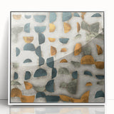 Geometric Abstract Canvas Art - Timeless Textures in Bold Hues