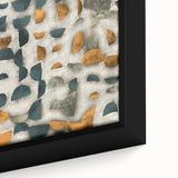 Geometric Abstract Canvas Art - Timeless Textures in Bold Hues