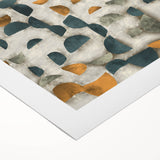 Geometric Abstract Canvas Art - Timeless Textures in Bold Hues