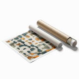 Geometric Abstract Canvas Art - Timeless Textures in Bold Hues