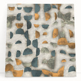 Geometric Abstract Canvas Art - Timeless Textures in Bold Hues