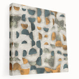Geometric Abstract Canvas Art - Timeless Textures in Bold Hues