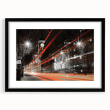 Cityscape Photography Print – Vibrant London Night Skyline Art