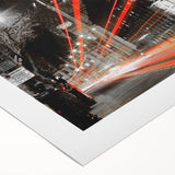 Cityscape Photography Print – Vibrant London Night Skyline Art