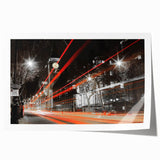 Cityscape Photography Print – Vibrant London Night Skyline Art