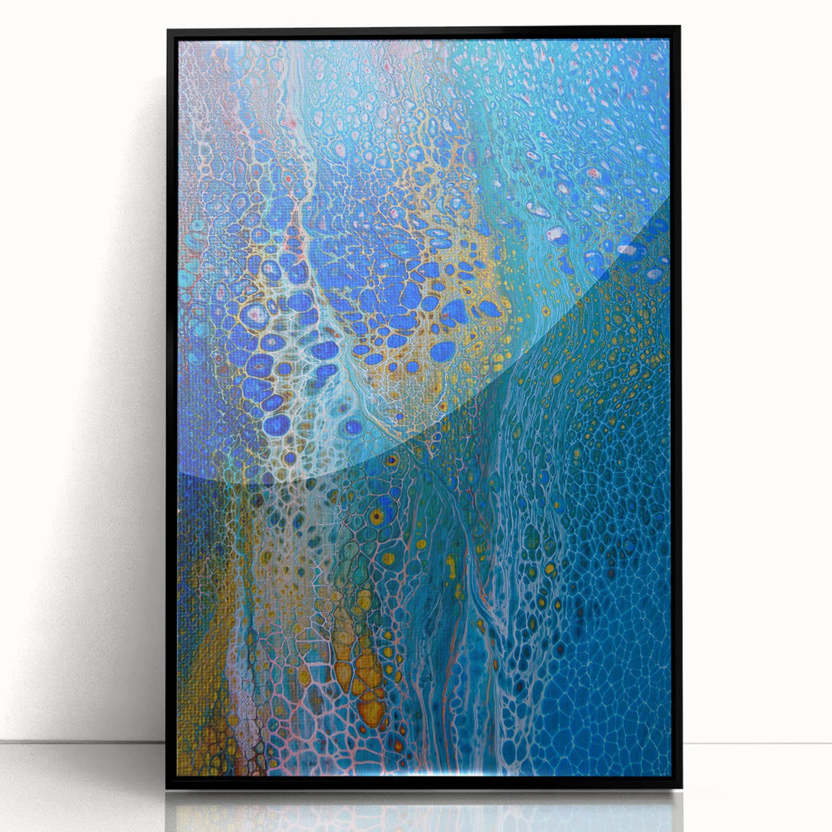 Coastal Flow Fluid Art – Contemporary Abstract Wall Painting