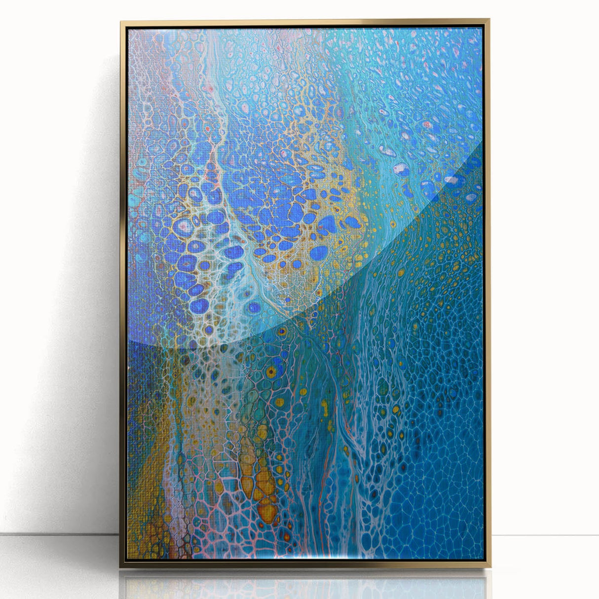 Coastal Flow Fluid Art – Contemporary Abstract Wall Painting