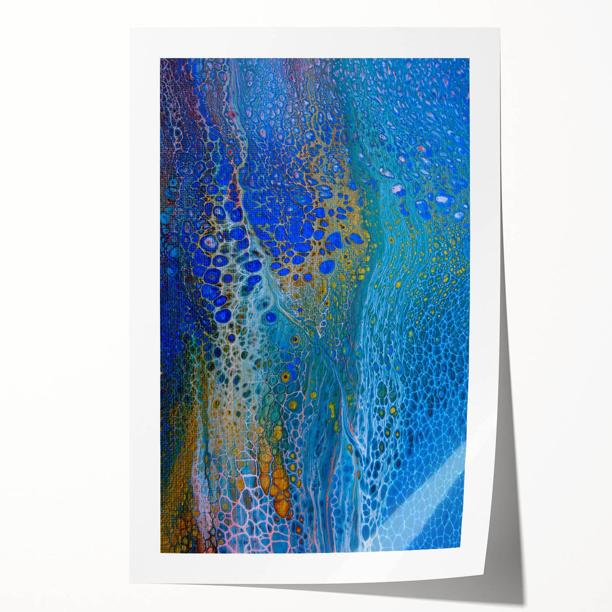 Coastal Flow Fluid Art – Contemporary Abstract Wall Painting