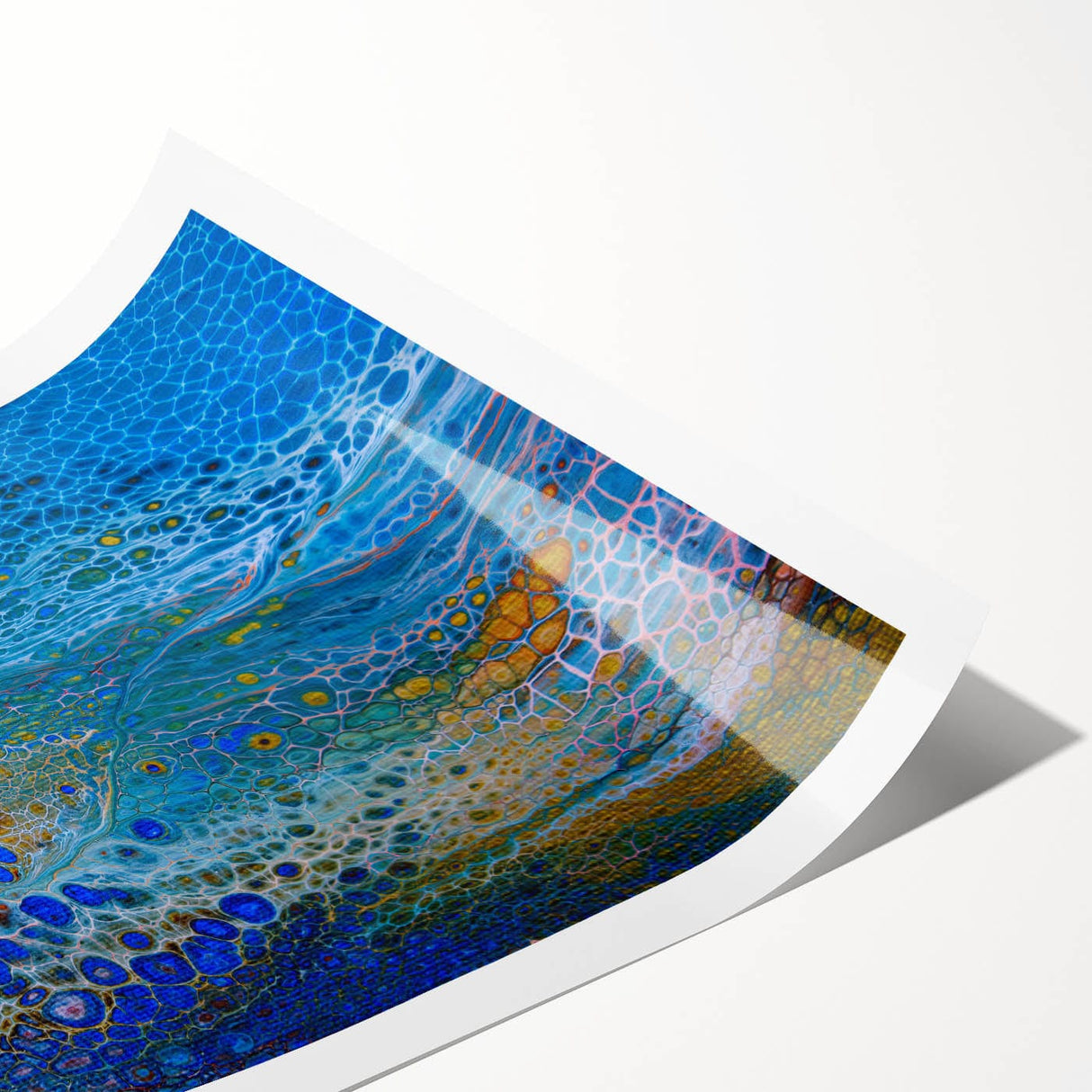 Coastal Flow Fluid Art – Contemporary Abstract Wall Painting