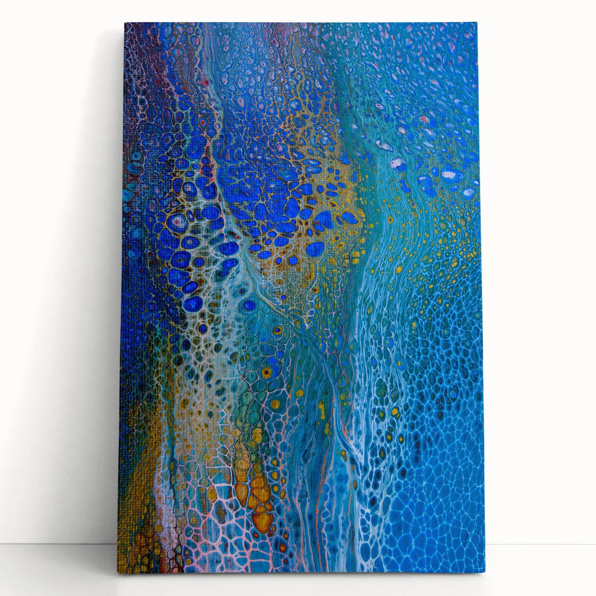 Coastal Flow Fluid Art – Contemporary Abstract Wall Painting