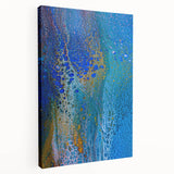 Coastal Flow Fluid Art – Contemporary Abstract Wall Painting