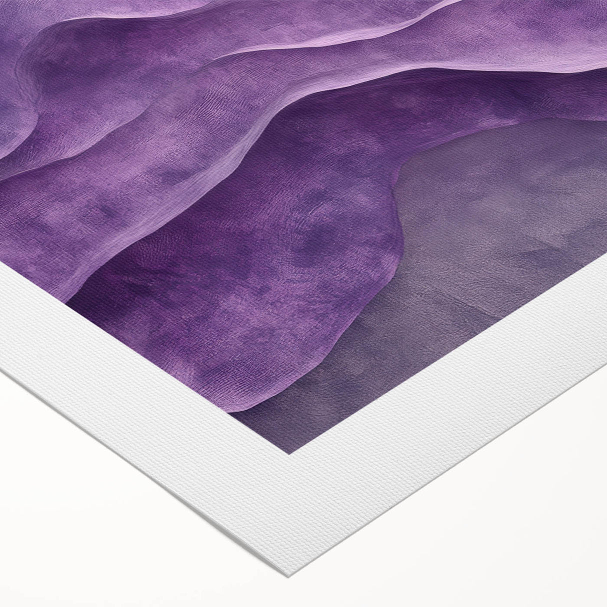 Contemporary Abstract Art Pieces – Lavender & Plum Wave Texture