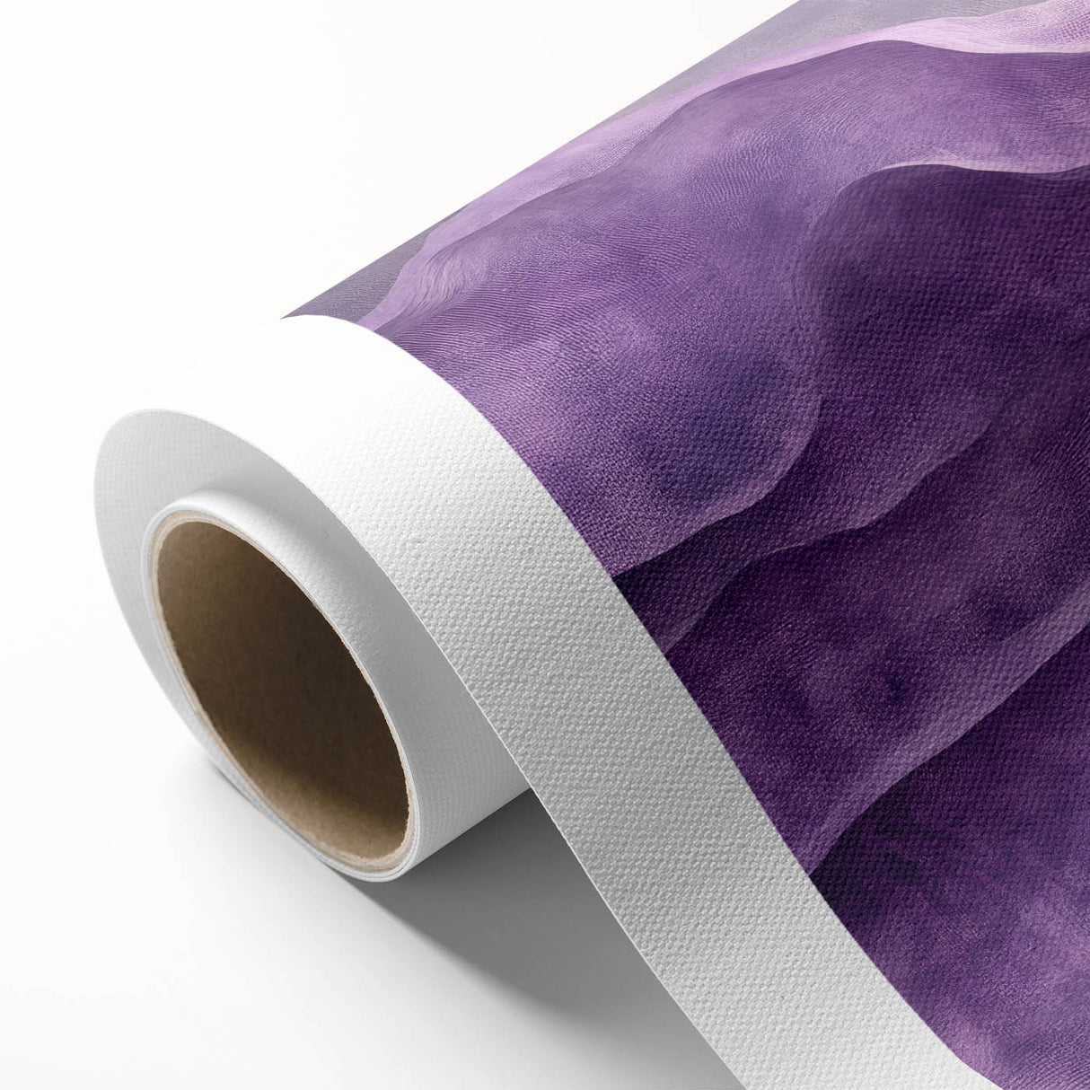 Contemporary Abstract Art Pieces – Lavender & Plum Wave Texture