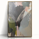 Earthen Harmony Abstracts - Bold Brushstroke Abstract Art in Earth Tones