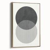Modern Abstract Wall Art – Minimalist Geometric Black & White Print