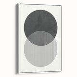 Modern Abstract Wall Art – Minimalist Geometric Black & White Print