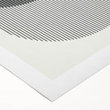 Modern Abstract Wall Art – Minimalist Geometric Black & White Print