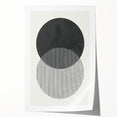 Modern Abstract Wall Art – Minimalist Geometric Black & White Print