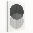 Modern Abstract Wall Art – Minimalist Geometric Black & White Print