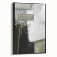 Black and White Moody Modern Wall Art – Abstract Canvas Print
