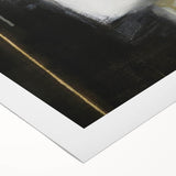 Black and White Moody Modern Wall Art – Abstract Canvas Print