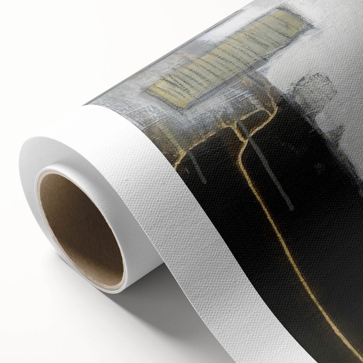 Black and White Moody Modern Wall Art – Abstract Canvas Print