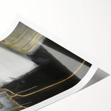 Black and White Moody Modern Wall Art – Abstract Canvas Print