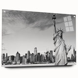 Urban Skyline Canvas Print – Contemporary City Wall Decor Art