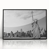 Urban Skyline Canvas Print – Contemporary City Wall Decor Art