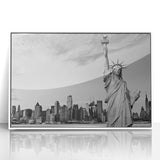 Urban Skyline Canvas Print – Contemporary City Wall Decor Art