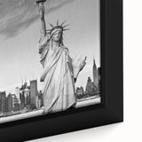 Urban Skyline Canvas Print – Contemporary City Wall Decor Art