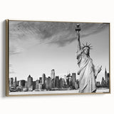 Urban Skyline Canvas Print – Contemporary City Wall Decor Art