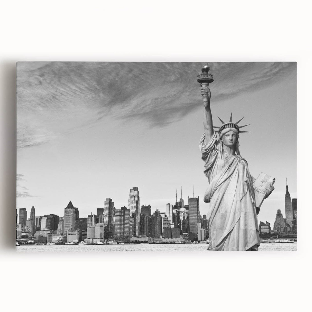 Urban Skyline Canvas Print – Contemporary City Wall Decor Art