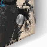 High Contrast Abstract Paintings – Color Burst Portrait Silhouette