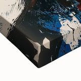 High Contrast Abstract Paintings – Color Burst Portrait Silhouette