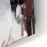 Earthen Harmony Abstracts - Expressive Brushstroke Art in Earth Tones