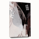 Earthen Harmony Abstracts - Expressive Brushstroke Art in Earth Tones