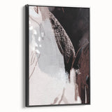 Earthen Harmony Abstracts - Expressive Brushstroke Art in Earth Tones