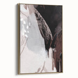 Earthen Harmony Abstracts - Expressive Brushstroke Art in Earth Tones