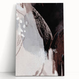 Earthen Harmony Abstracts - Expressive Brushstroke Art in Earth Tones