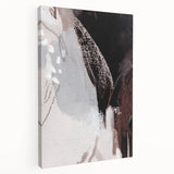 Earthen Harmony Abstracts - Expressive Brushstroke Art in Earth Tones