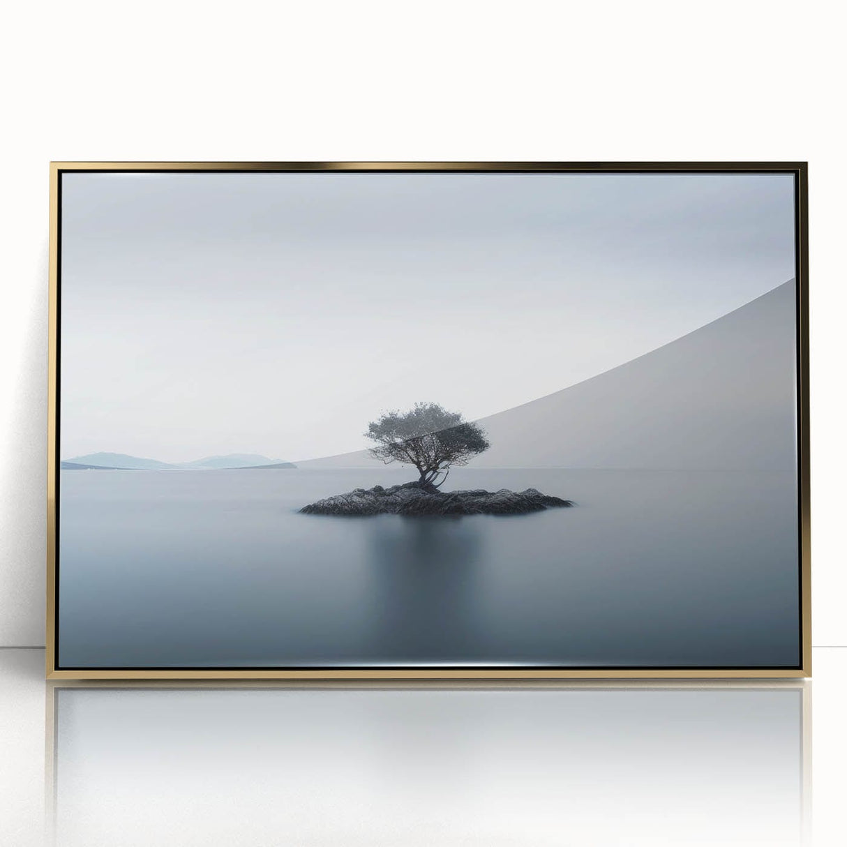 Solitary Island Tree - Fine Art Photography Acrylic Prints