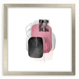 Minimalist Abstract Canvas Prints – Blush Pink & Black Wall Art