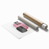 Minimalist Abstract Canvas Prints – Blush Pink & Black Wall Art