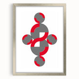 Geometric Abstract Paintings – Bold Modern Spiral Wall Art