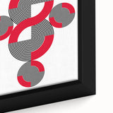 Geometric Abstract Paintings – Bold Modern Spiral Wall Art