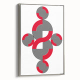 Geometric Abstract Paintings – Bold Modern Spiral Wall Art
