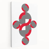 Geometric Abstract Paintings – Bold Modern Spiral Wall Art